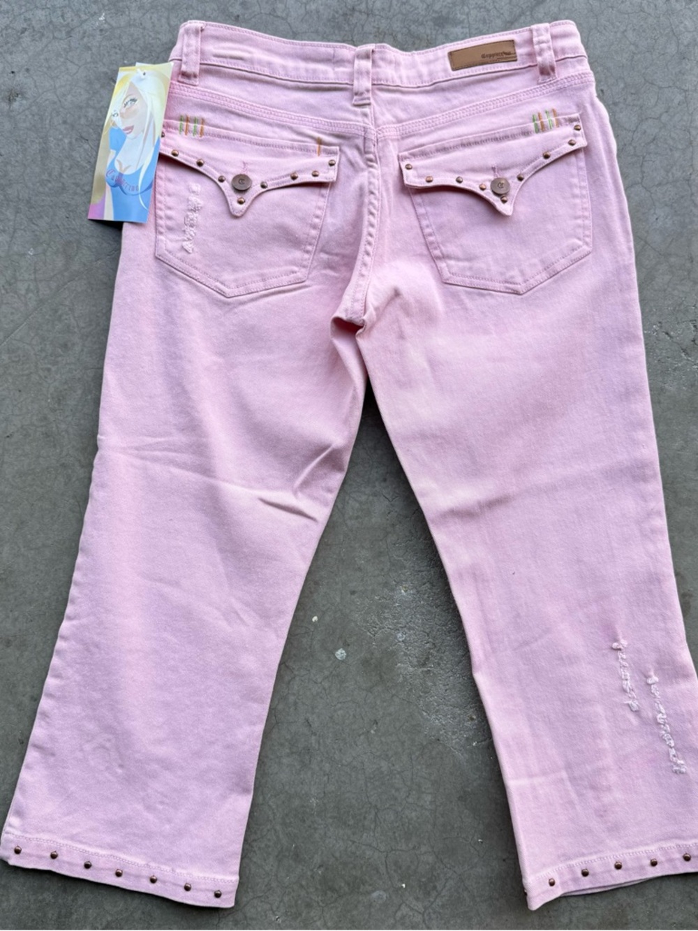 Deadstock Y2K Low-Rise Capri Jeans